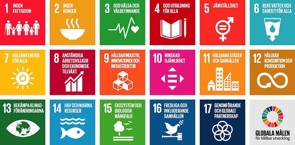 Globala målen för en hållbar utveckling